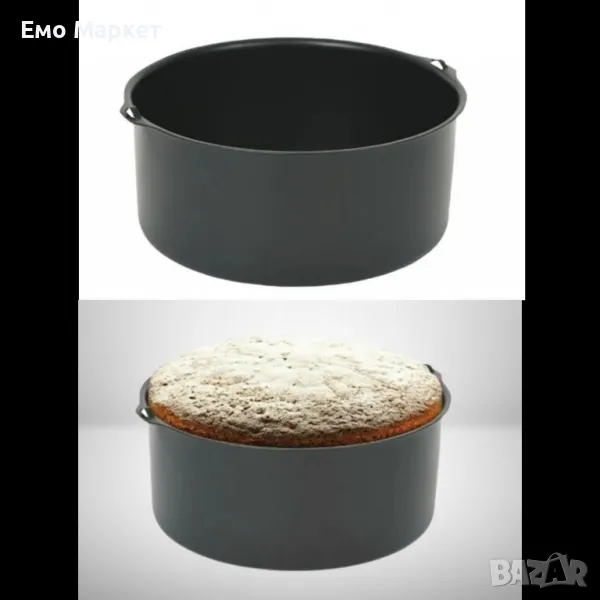 Кошница Voltz V51980AB6,15 и 20 см, въгл. стомана, незал. покр., Черна, снимка 1