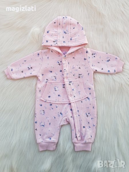 Ватиран гащеризон 0-3 месеца, снимка 1