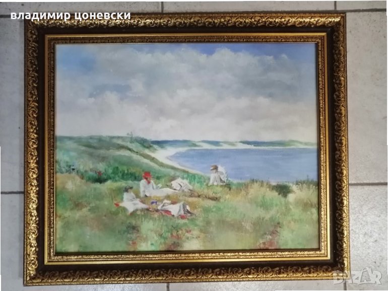 Маслена картина копие по William Chase 1894 г, масло на платно, живопис, снимка 1