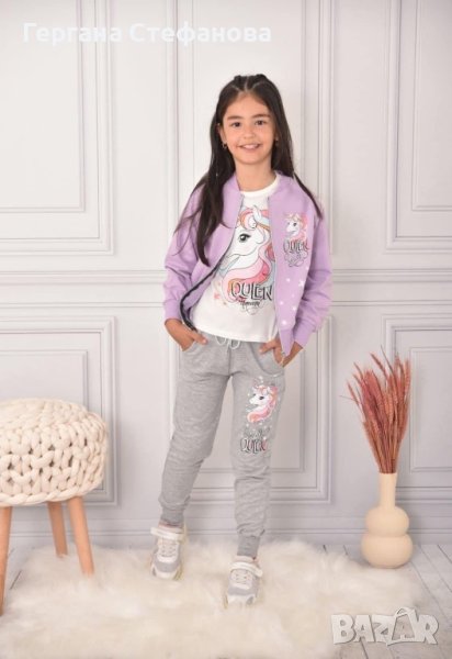 Комплект еднорог 3 части Размери -3/4г.4/5г.5/6г.7/8г.9/10г. Цена -35лв, снимка 1