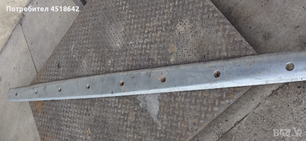 нож за кофа на телескопичен товарач, 8 отвора 240см, за bobcat, iL38.70HF, снимка 1