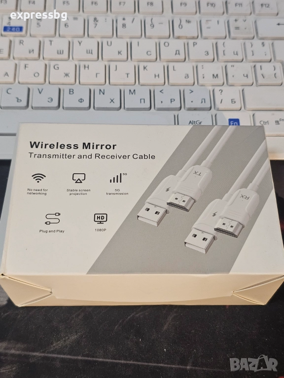 Wireless Mirror – HDMI Безжичен Трансмитер и Ресивър, снимка 1