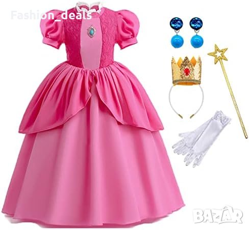 Нова Детски костюм за момичета/Принцеса с корона лента за глава обеци, снимка 1