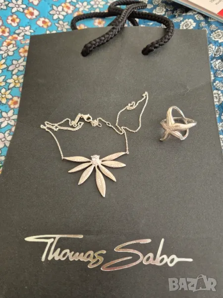 Thomas Sabo комплект пръстен и колие, снимка 1