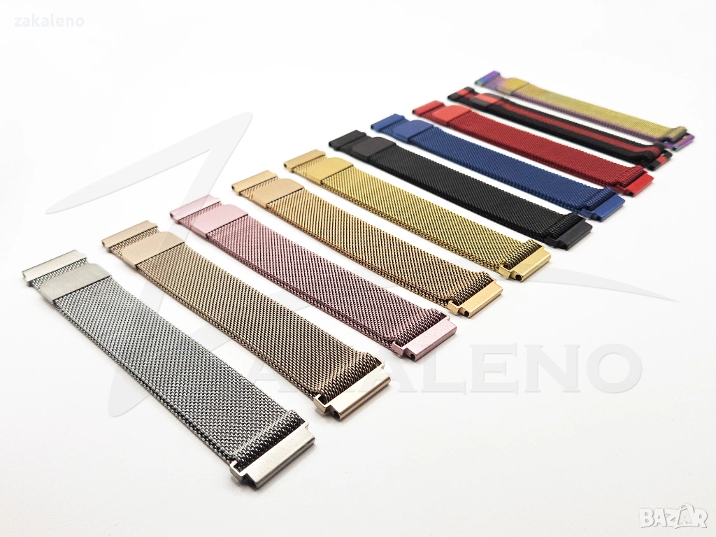 BM09 Milanese каишка Apple Huawei Galaxy Watch Xiaomi Garmin Amazfit, снимка 1