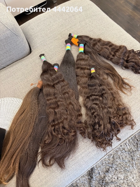 Естествена коса в различни цветове, снимка 1