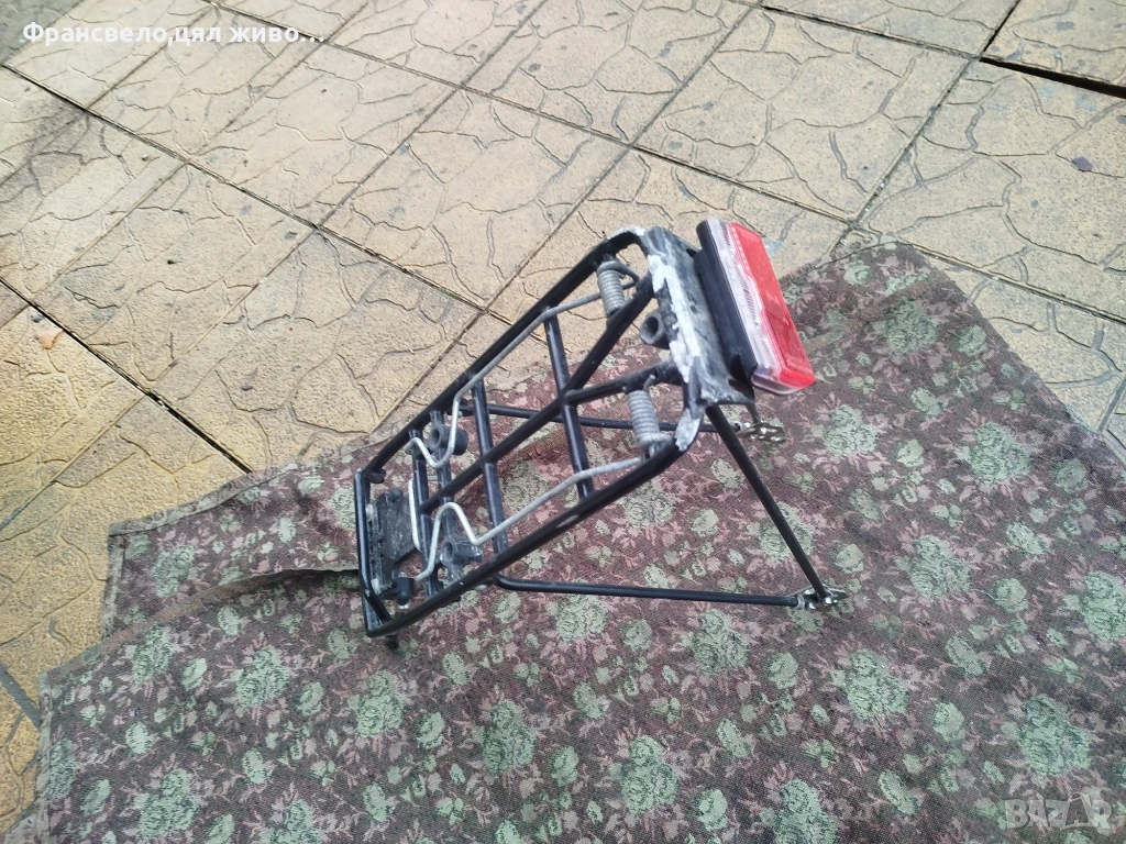 28 цола алуминиев багажник със светлина за велосипед колело , снимка 1