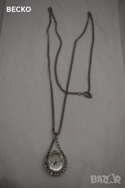 колие с висулка часовник, снимка 1