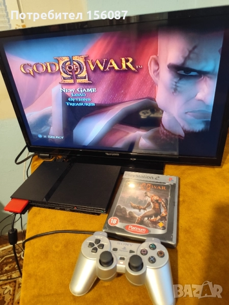 ✅ Playstation 2 Slim пълен комплект, снимка 1