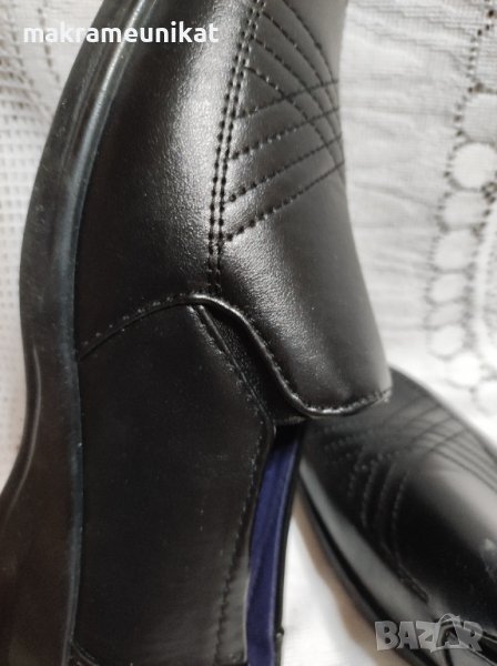 Дамски обувки черни, нови, номер 38, ниска платформа изгодно , снимка 1