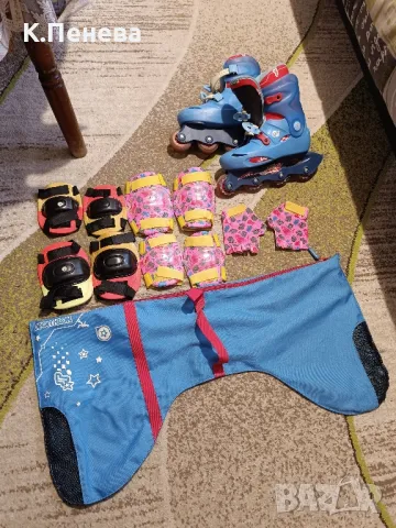 Ролери с протектори, снимка 8 - Ролери, кънки - 47790640