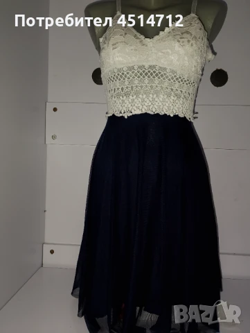 Маркова бутикова рокля уникат+подарък  блуза