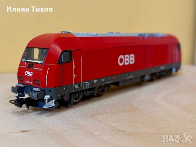Дизелов локомотив PIKO ÖBB Rh 2016 DCC 1:87 LokPilot влак, снимка 6 - Влакчета, самолети, хеликоптери - 53397398
