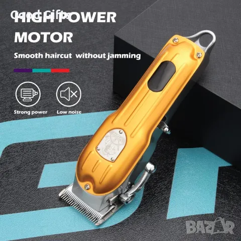 Професионална машинка за подстригване VGR V-092 – Метален корпус, висока мощност, премиум дизайн, снимка 4 - Машинки за подстригване - 50384768