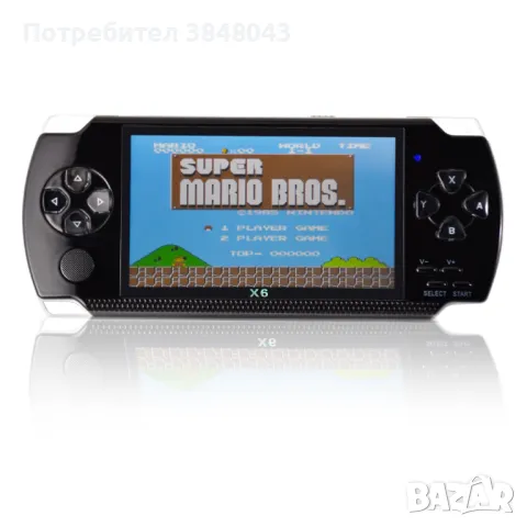 Портативна игрова конзола X6, снимка 4 - Други игри и конзоли - 50242653