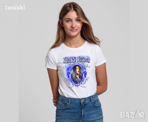 Тениска Billie Eilish дамски и детски размери 9 модела, снимка 8 - Тениски - 28232503
