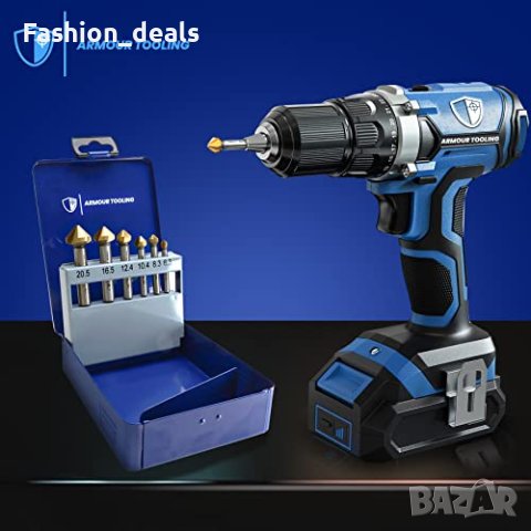 Нов Комплект свредла за зенкероване от 6 части Алуминий Дърво Пластмаса Стомана, снимка 8 - Други стоки за дома - 41782526