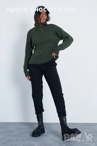 I SAW IT FIRST Оригинален зелен пуловер S   RRP 35 GBP, снимка 2 - Блузи с дълъг ръкав и пуловери - 34176748