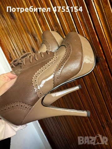 Висок ток , снимка 3 - Дамски обувки на ток - 53713918