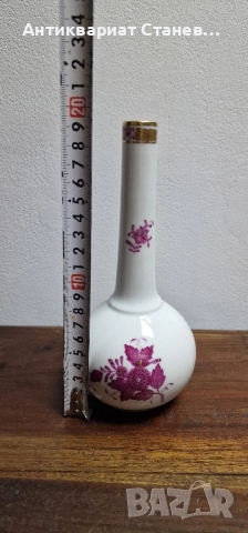 Порцеланова ваза Херенд Herend , снимка 9 - Вази - 52281235