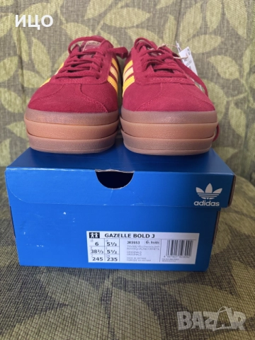 Нови дамски маратонки Adidas Gazelle Bold J, снимка 9 - Маратонки - 56149258
