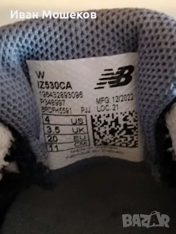 New Balance бебешки обувки, снимка 3 - Бебешки обувки - 55741155