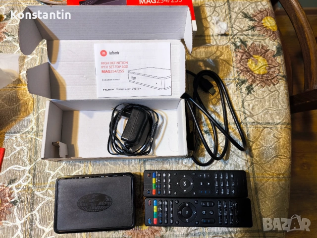 Продавам IPTV set top box - MAG 254, снимка 4 - Плейъри, домашно кино, прожектори - 53088240