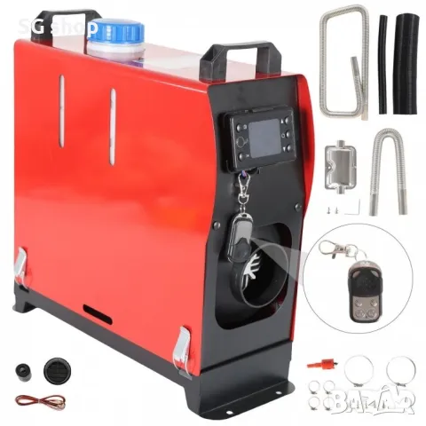 Суха преносима дизелова печка 8kw 12v за каравана кемпер къмпинг и др, снимка 6 - Аксесоари и консумативи - 47516880