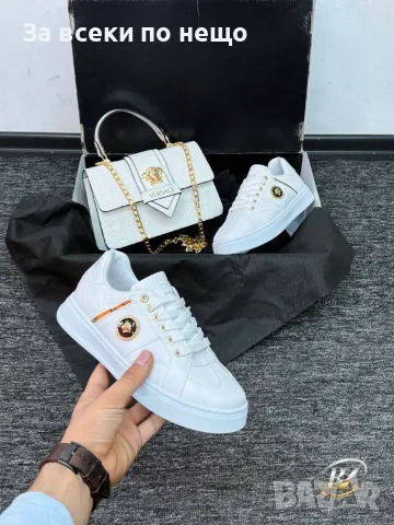 Versace Дамски Маратонки👟Дамски Спортни Обувки Версаче - Бели Или Черни Код SEM-910