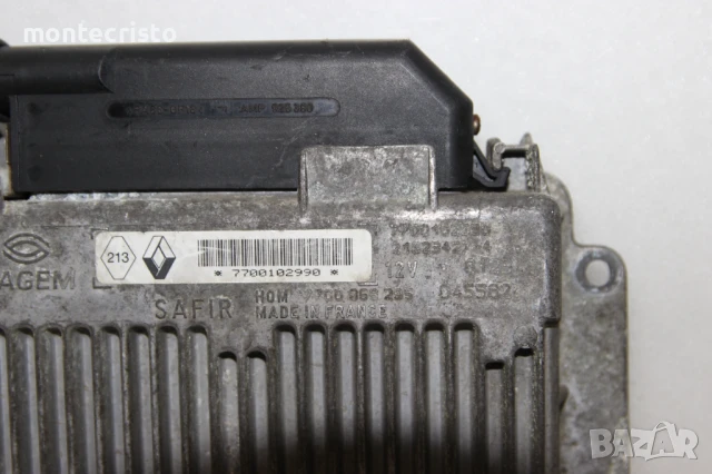 Моторен компютър ECU Renault Clio I (1990-1998г.) 7700102990, снимка 2 - Части - 51165036
