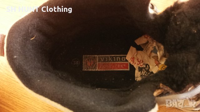 VIKING GORE-TEX Leather за лов риболов и туризъм EUR 38 / UK 5 естествена кожа водонепром0каеми - 57, снимка 14 - Дамски боти - 35686608