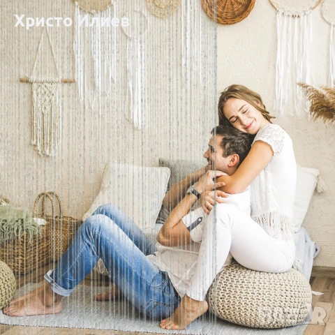 Завеса с ресни Завеса за врата и прозорец 245см х 90см, снимка 5 - Други стоки за дома - 53511614