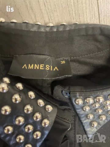Риза с капси Amnesia, снимка 3 - Ризи - 47385147