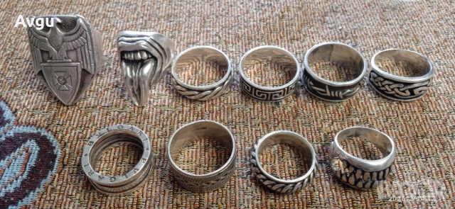 Сребърни пръстени 