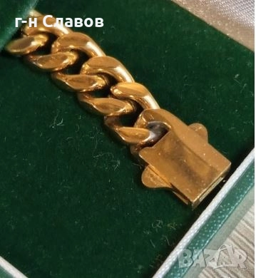 "Miles Mann" (gold plated), снимка 6 - Гривни - 52562724