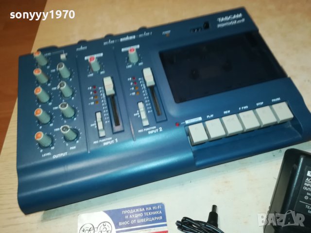 ЗАЯВЕНО-tascam 02mkII MINI STUDIO PORTA-внос swiss 0807231937, снимка 4 - Декове - 41490218