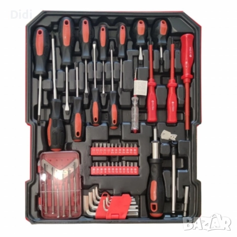 Професионален куфар с инструменти IF Tools BLACK GOLD 2024 – 599 части, CR-V стомана, снимка 5 - Куфари с инструменти - 51942905