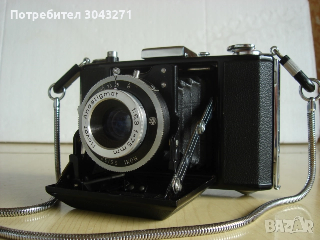 ZEISS IKON NETTAR 6X6 СГЪВАЕМ ФОТОАПАРАТ VARIO NOVAR-ANASTIGMAT, снимка 1