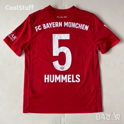 Оригинална Adidas Bayern Munchen 2018/19 Тениска Hummels Размер 13-14 г, снимка 2 - Детски тениски и потници - 53847559
