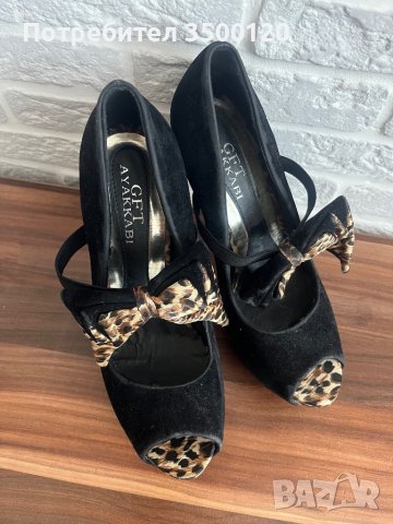 Елегантни дамски обувки с висок ток, снимка 1