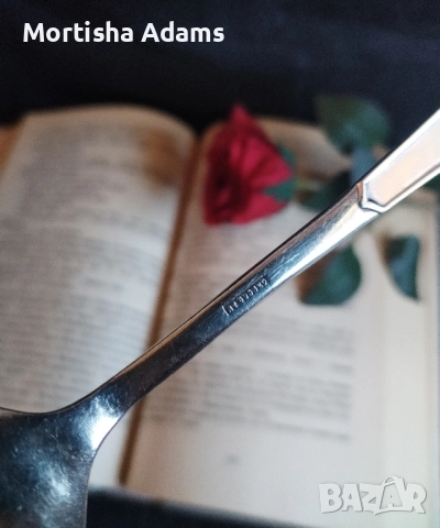 Посребрена лъжица за сервиране , снимка 5 - Прибори за хранене, готвене и сервиране - 52436531