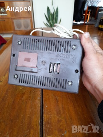 Старо програмно устройство Сигнал 201, снимка 4 - Антикварни и старинни предмети - 34528939