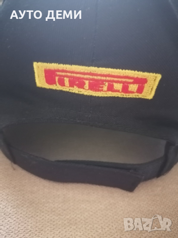 Черна и червена качествена шапка с надпис Пирели Pirelli марка гуми на атомобил, снимка 6 - Аксесоари и консумативи - 36268294