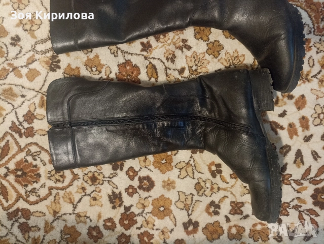 Ботуши от естествена кожа , снимка 2 - Дамски ботуши - 52794435