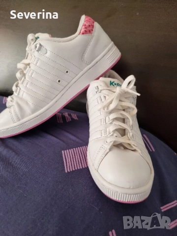 K-swiss Естествена кожа сникърси , снимка 2 - Дамски ежедневни обувки - 51752886