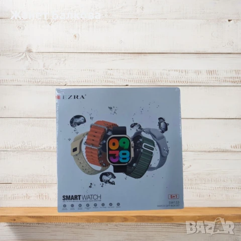Стилен смарт часовник, Smart Watch Ezra, 5+1 SW133, снимка 3 - Смарт часовници - 51315731