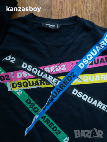 DSQUARED2 con logo - страхотна мъжка блуза 2ХЛ, снимка 8 - Спортни дрехи, екипи - 44534211