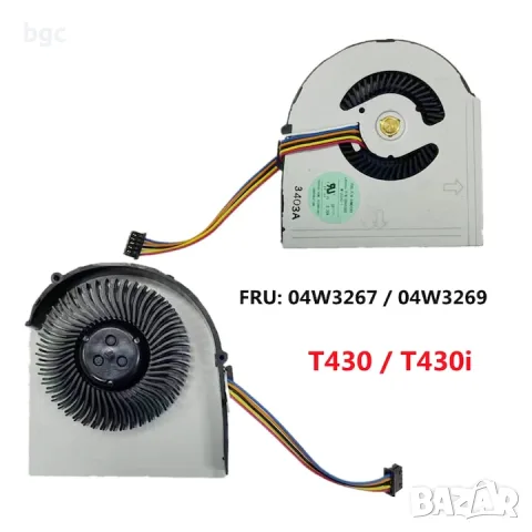 НОВ Охладител вентилатор за лаптоп Lenovo Lenovo ThinkPad T430 T430i 5 pin 6 wires 