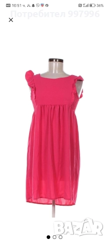розова рокля - М рамер, снимка 3 - Рокли - 52918760