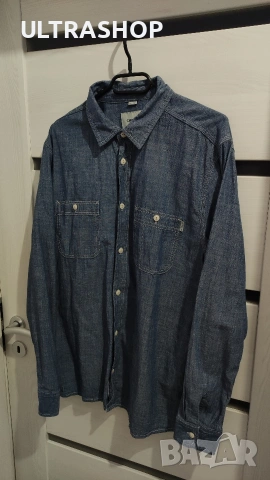 Carhartt XL Мъжка риза с дълъг ръкав, снимка 6 - Ризи - 53711482